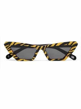 - CHIMI x SUNDAE SCHOOL Tiger Striped Yellow and Black Sunglasses